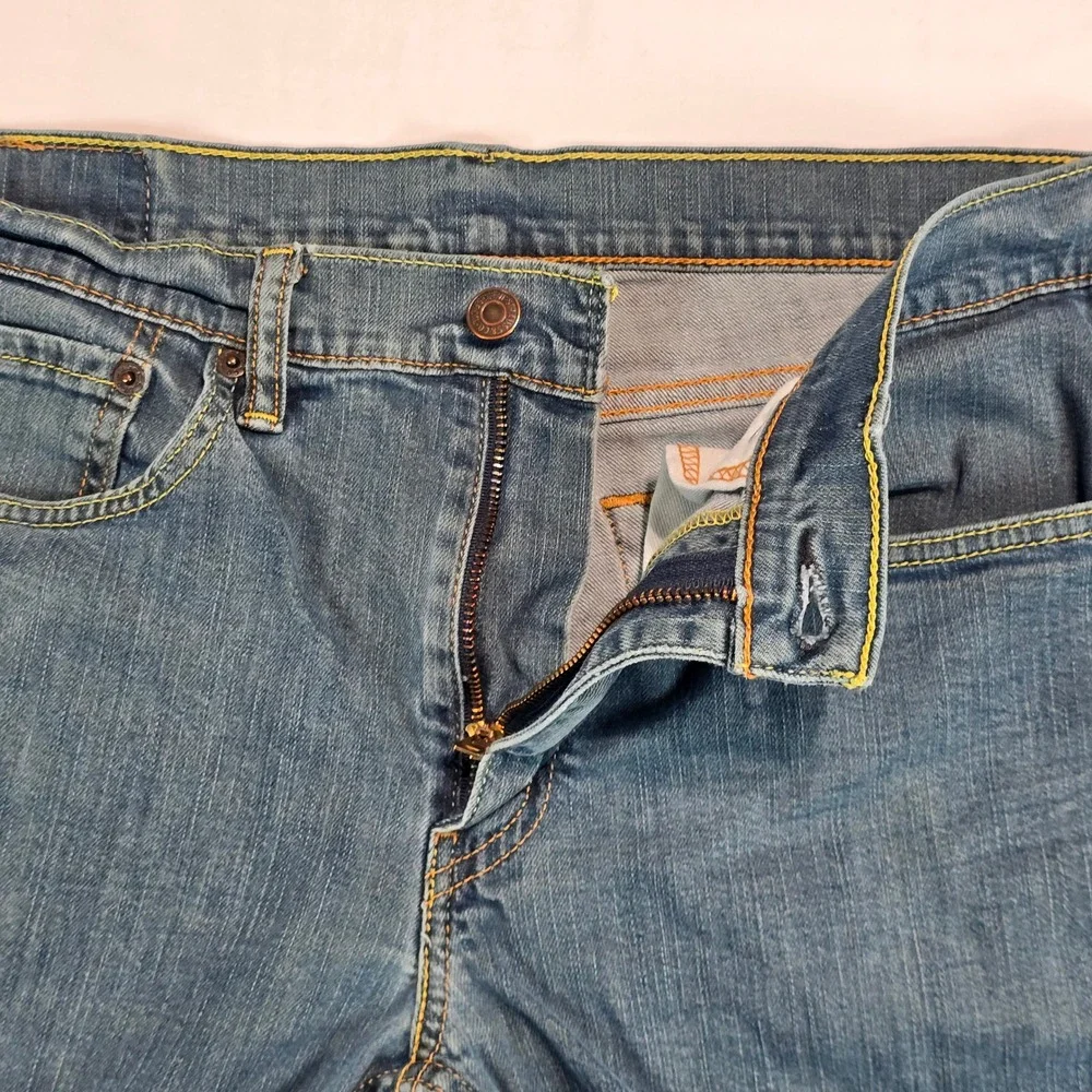 Levis 511 Slim Fit Mens Jeans Blue Medium Wash Denim W34 L32 04511-0408 - Picture 3 of 16
